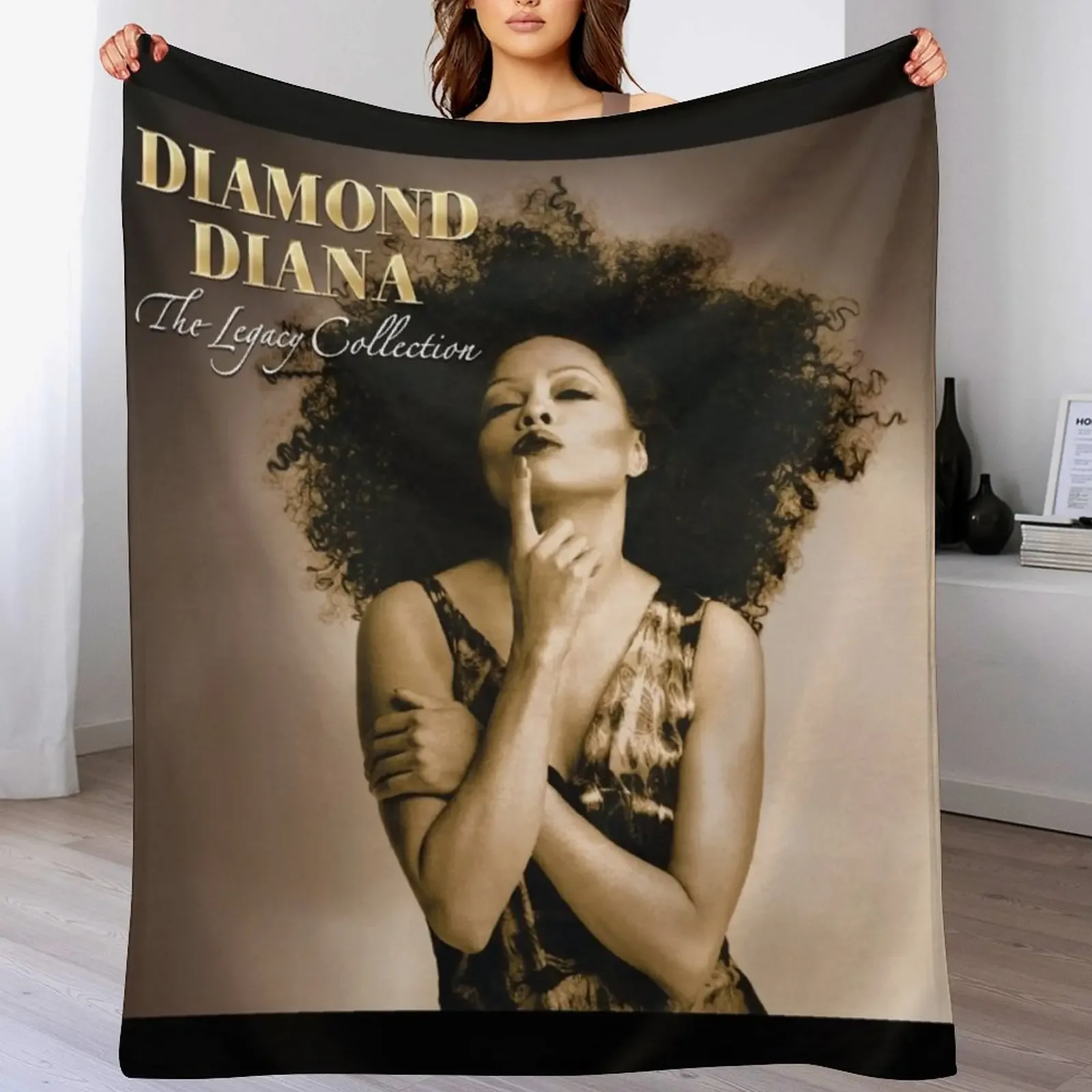 

Diamond diana the legacy collection Throw Blanket Travel Heavy Decoratives Multi-Purpose Blankets