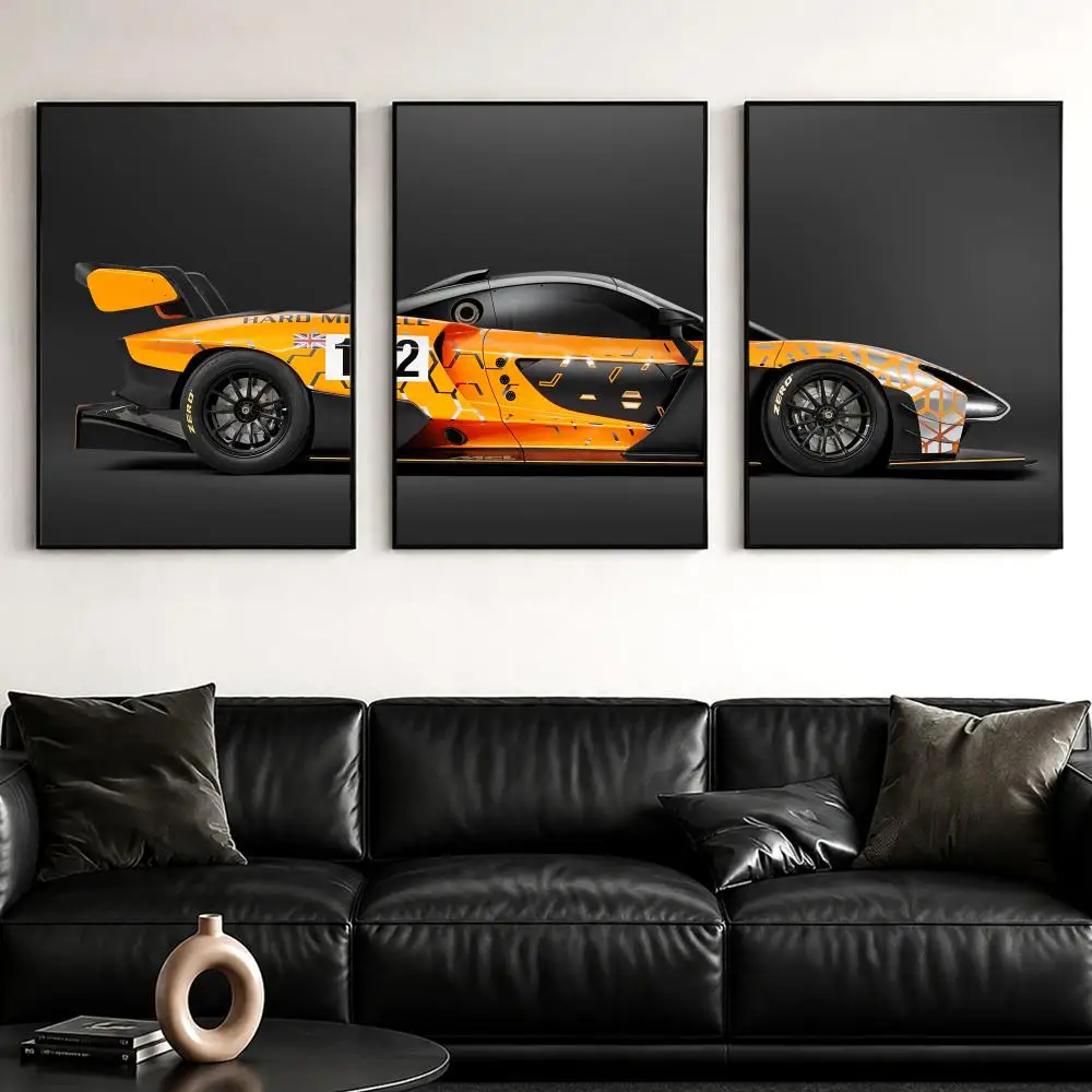 Supercar S-Senna Concept Painting Calligraphy Canvas Poster Set Wall Artwork Prints for Bedroom Living Room Home Decor Gift