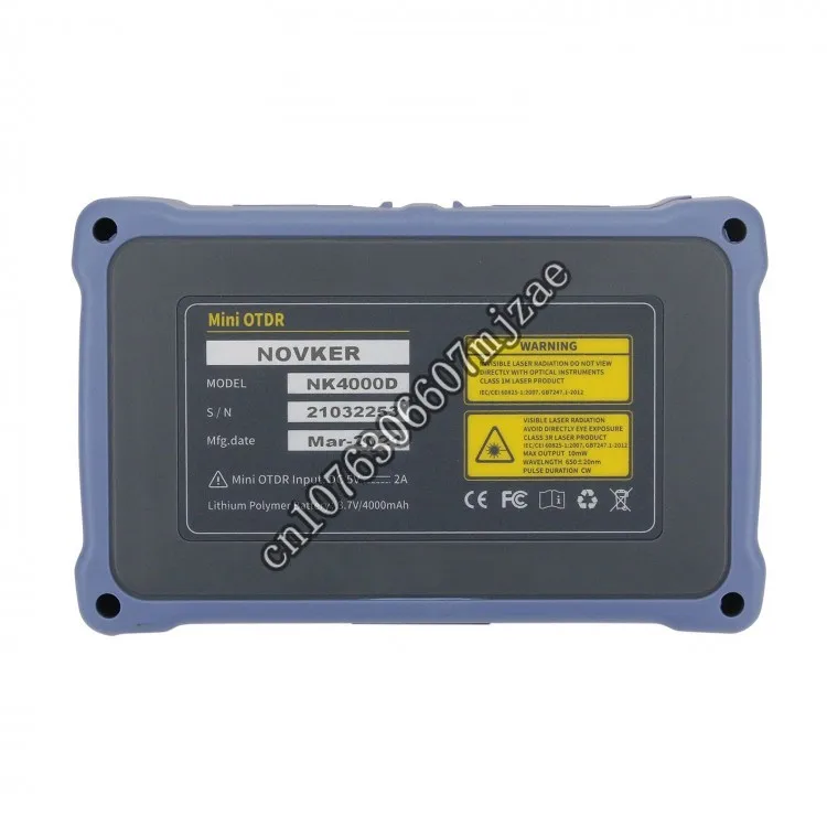 OTDR-4000D OTDR-4000S Mini-OTDR 100KM 1310NM/1550NM 26DB/24DB Optical Time Domain Reflectometer w/ Touch Screen