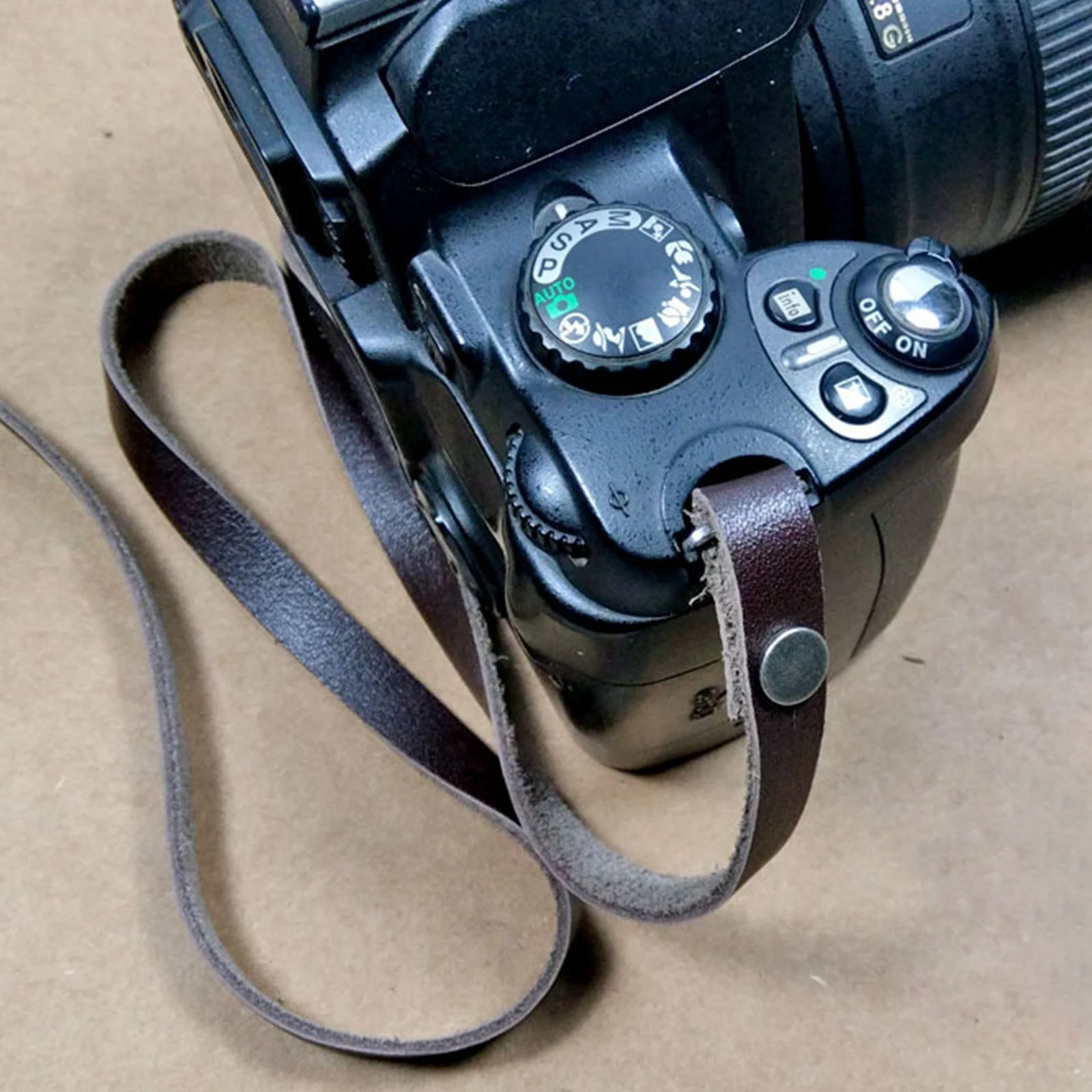 Hand gefertigtes Fernglas-Gleichstrom kamera aus echtem Leder