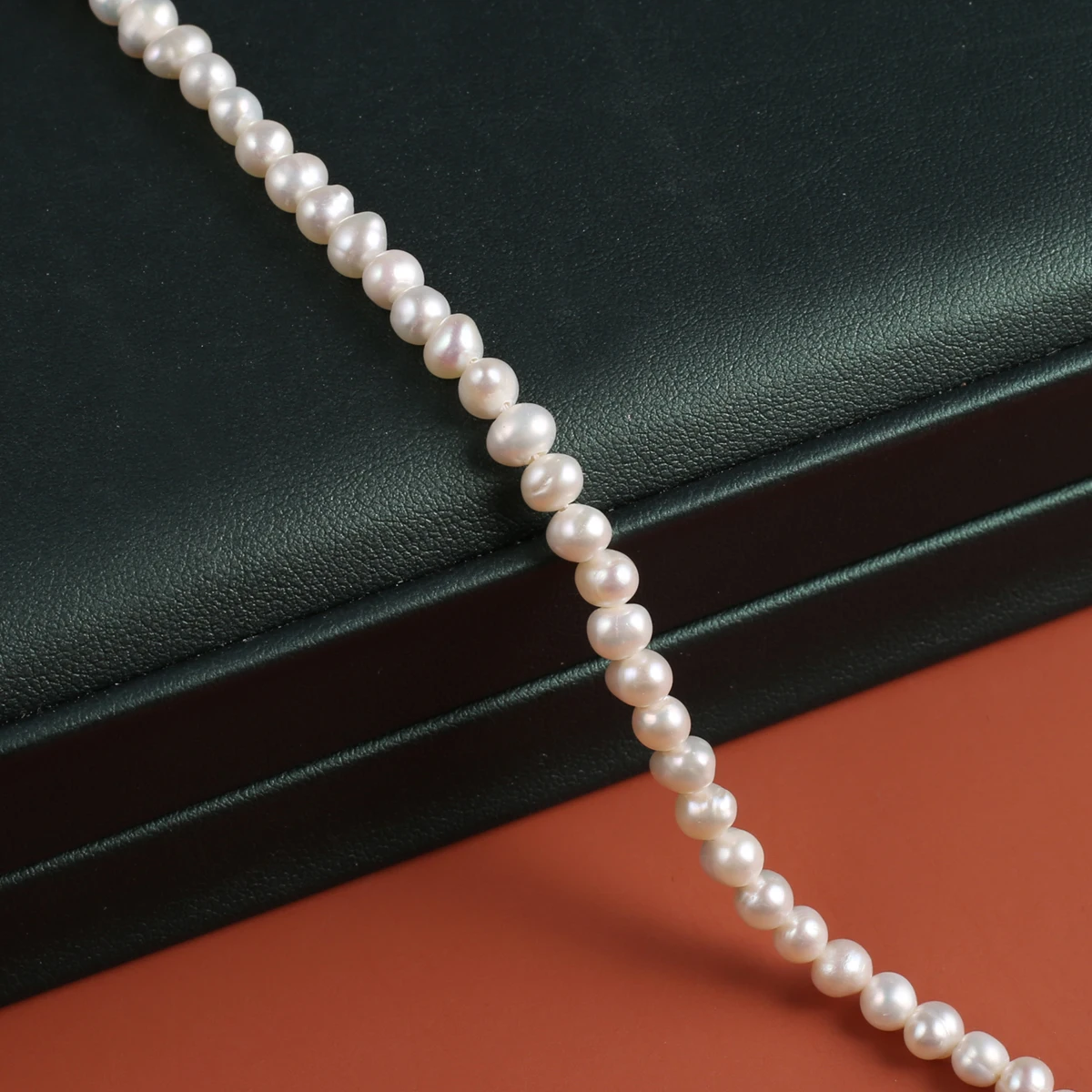 A-grade 100% Natural Freshwater Pearl Punch Beads Jewelry Making DIY Necklace Bracelet Accessory Gift 4-4.5mm/36cm