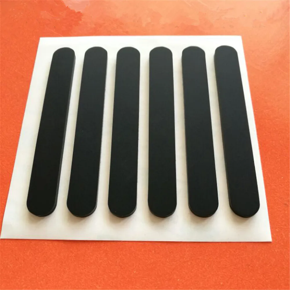 4PCS Self Adhesive Shockproof Rubber Feet Pad Silicone Rubber Oval Mat Environment Friendly Anti Slip Silicone Pad Thick 3mm