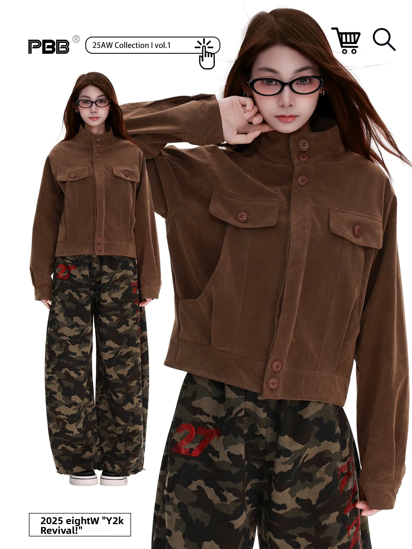 

Женская замшевая куртка PBB American Street Sle в стиле ретро, с карманами, в рабочем стиле, для женщин