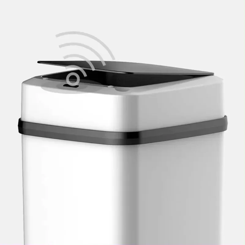 Smart Induction Trash Can Automatic Intelligent Sensor Dustbin Electric Touch Trash Can for Kitchen Bathroom Bedroom Garbage