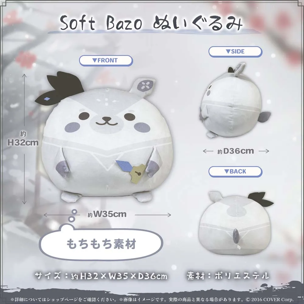 Mignon japon Anime Hololive Vestia Zeta anniversaire doux Bazo grande peluche peluche oreiller en peluche coussin poupée jouet 33*25 cm enfants cadeaux