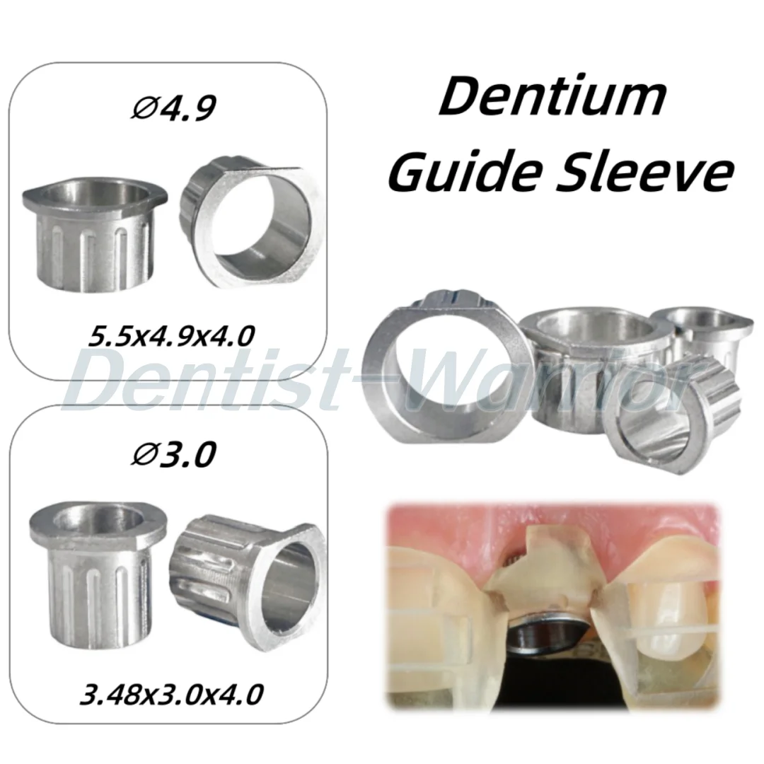Dental DEN Guide Sleeve Guided Drill External Irrigation Depth Stopper ⌀3.0/4.9mm