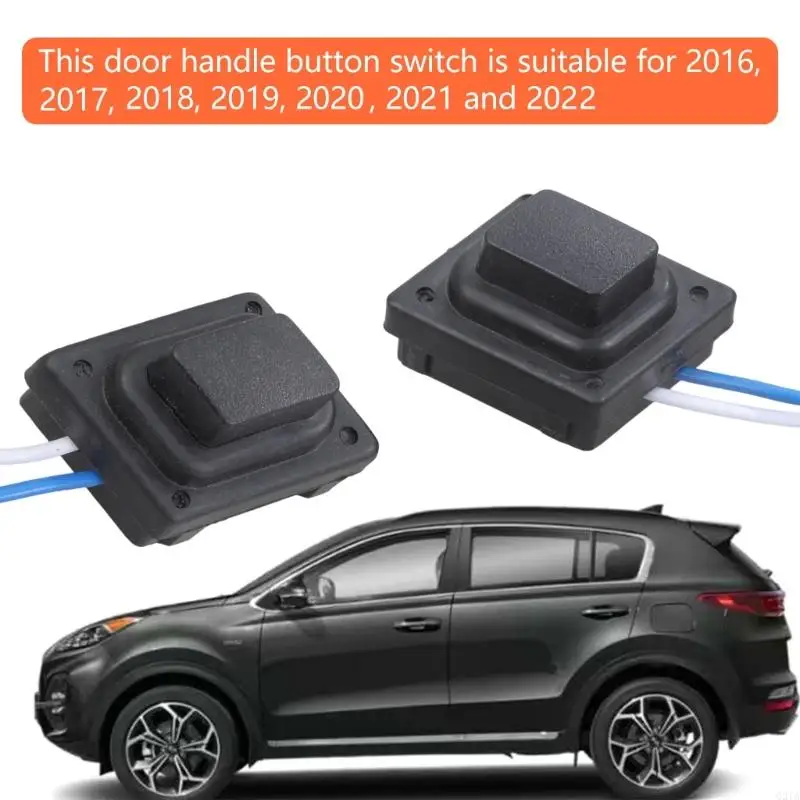 

G2TA Keyless Entry Door Handle Switches 82651D9710 Replacement Front Door Electronic Button Switches Easy to Use for Car KX516