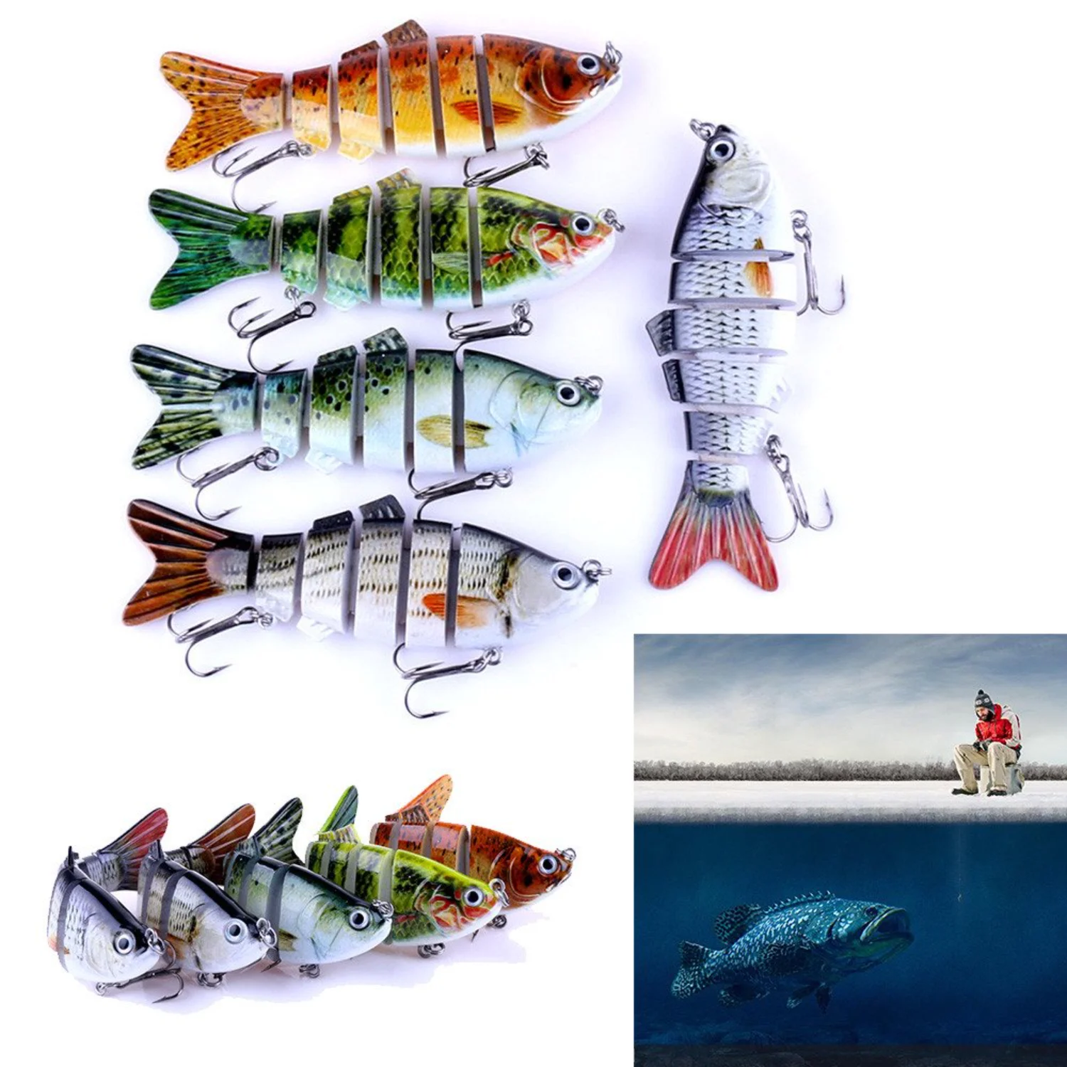 

Promotion: 6 Segment Swim Crank Hard Fishing Lure - 1PCS on Sale