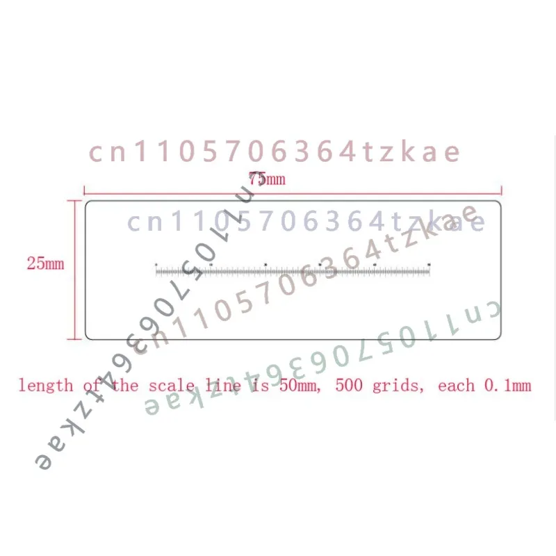new-glass-micrometer-calibration-slide-01mm-scale-50mm-500-divisions-spare-part-for-microscope-calibration