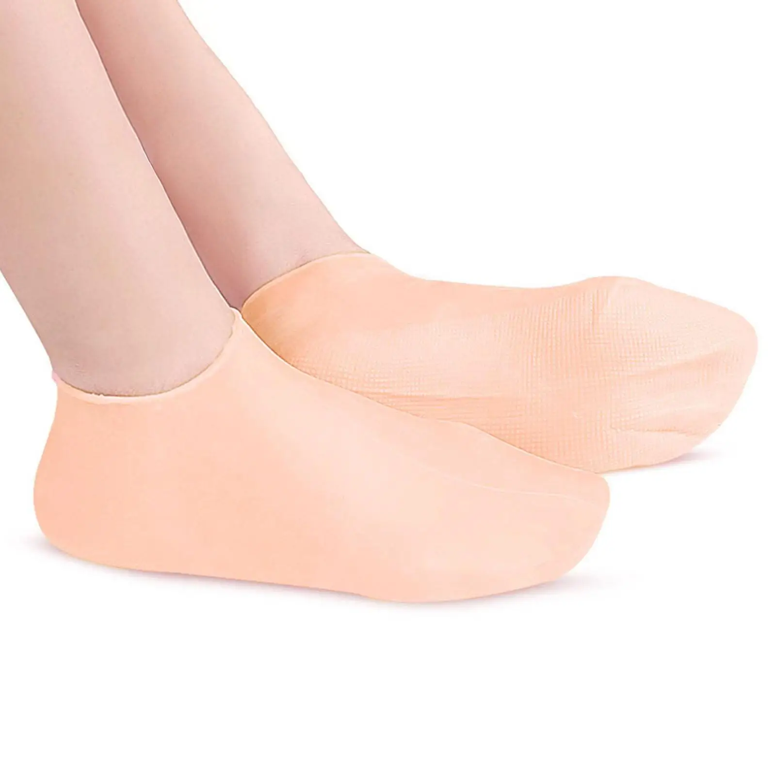 Protezioni per la cura della pelle del piede screpolato Calzini idratanti in silicone Calzini per pedicure in gel ammorbidente per donne Spa