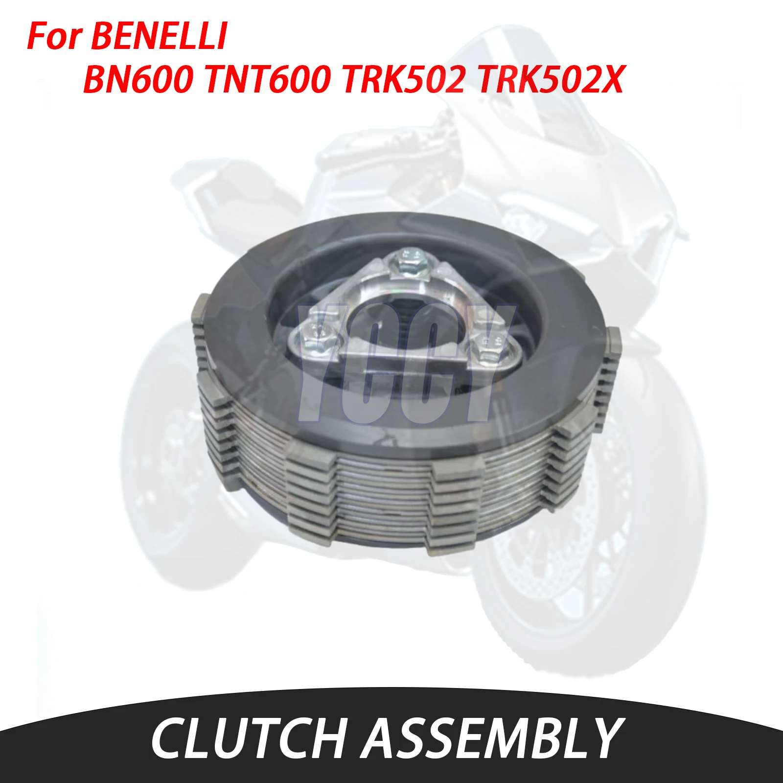 Motorcycle Clutch Assembly Drum For BENELLI BN600 TNT600 Stels 600 Keeway RK6 TRK502 TRK502X Leoncino 500 502C TNT600GT TNT 600