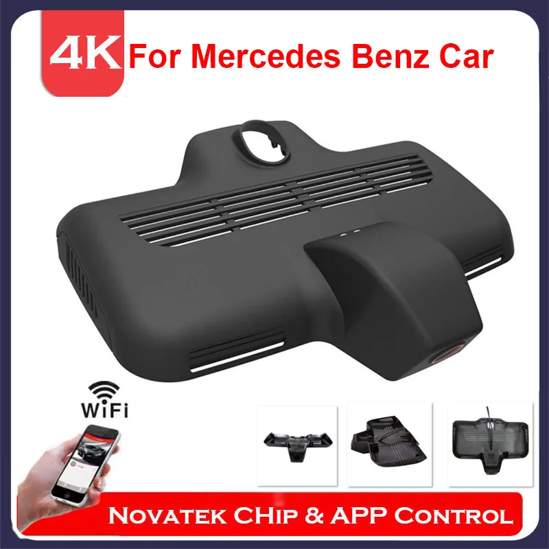 

OEM Style 4K UHD WiFi Dash Camera for Mercedes Benz GLC x253 250d c253 250D 4MATIC ,AMG C43 C63 2016 2018 2019 2020 By APP