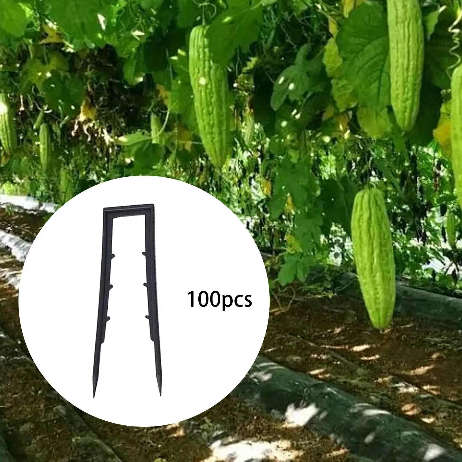 Landscape Fabric Staples Stakes Pins Heavy Duty U Shape Ground Anchoring for Garden Fence Shade Net
