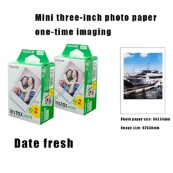 Papier photo pour Fujifilm Instax Mini 8, 9, 10, 11, 12, 40, 90, testeur duplex, 20 feuilles