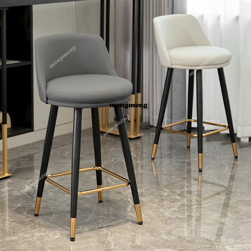 

Стулья для ресторанов, барные стулья, высокие стулья для кухни, скандинавские барные стулья со спинкой, табуреты-хокеры