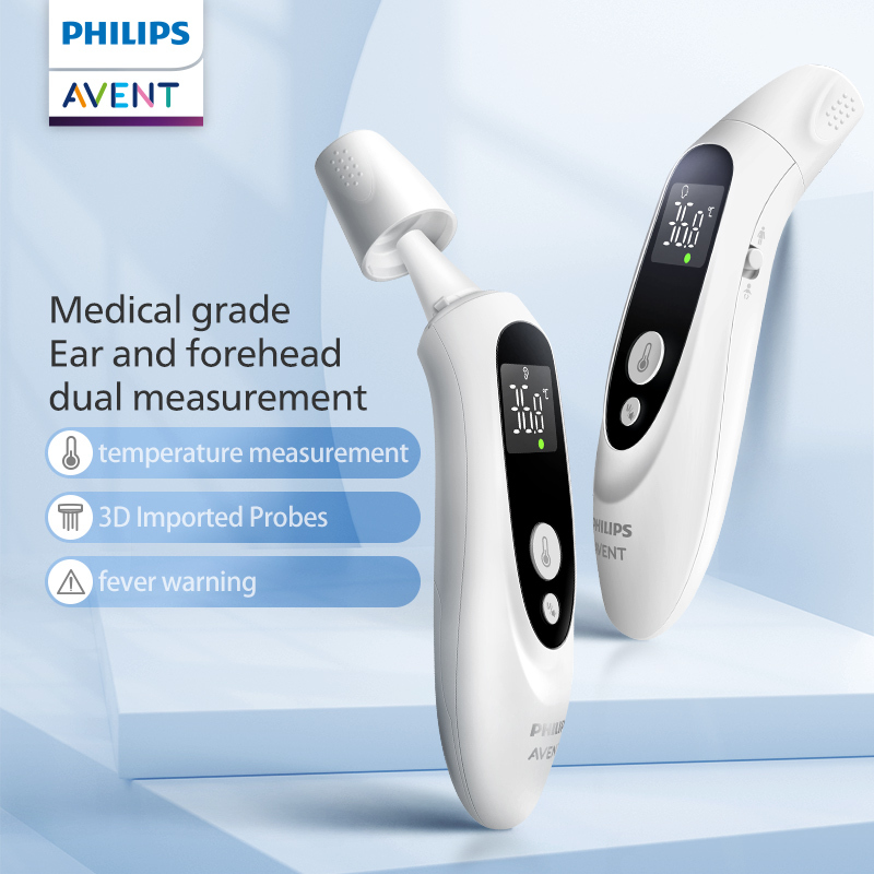 PHILIPS AVENT ear thermometer forehead thermometer two-in-one Electronic thermometer Infant/Adult Temperature Measurement