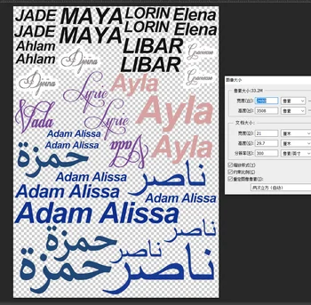 Dostosowany link VIP do usługi drukowania nazw na winylu