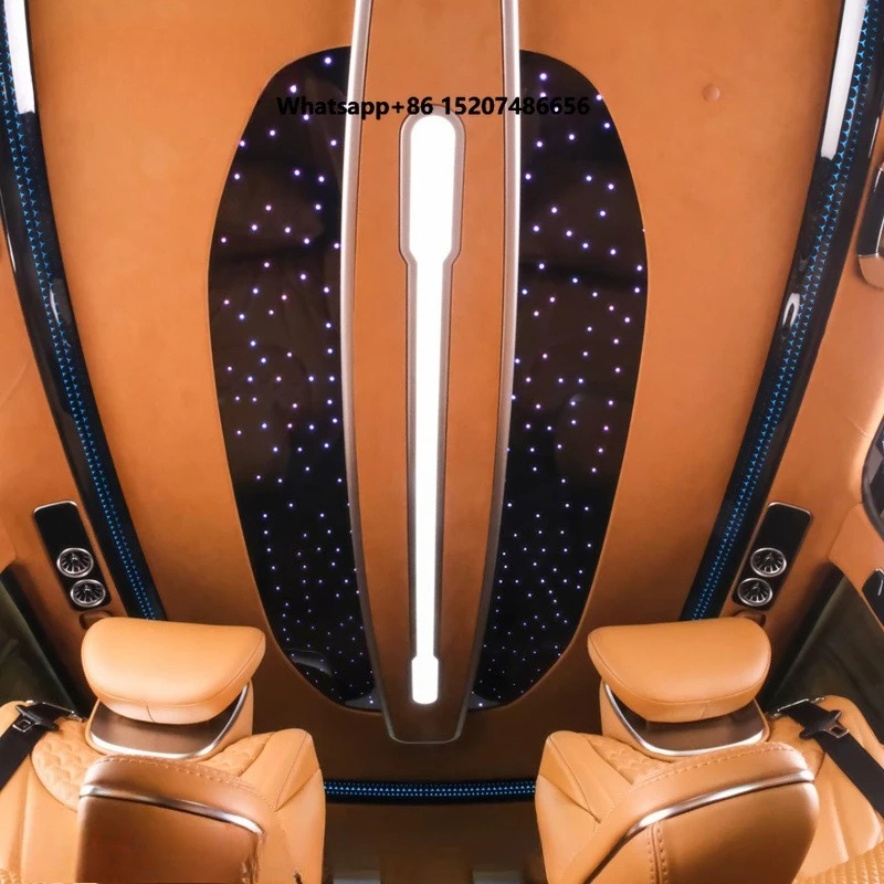 Luxury Car Interior Roof Lighting System LED Dome Lights Kit Hanger Bar Kit for 99% Car Models Customized Color Logo Easy