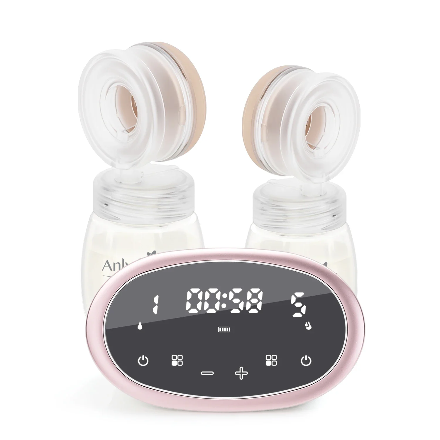 Anly Kiss Painless Massage Hand Free Can Be Sucked While Lying Wearable Silicone Electric Wholesale Breast Pump OEM