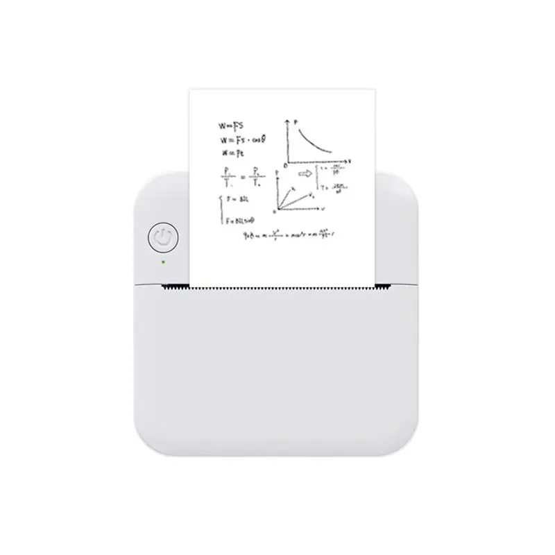 

BOFF Mini Pocket Printer Memo Account Photo Printers Portable Bluetooth Thermal Label Printer Small Home Printer White
