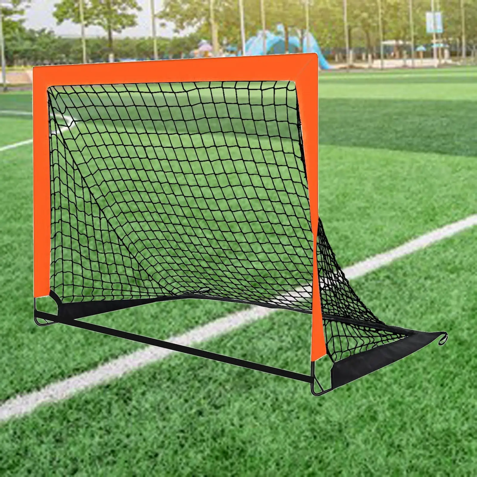 

Soccer Goal Net for Kids Compact Portable Football Gate for Games Park Indoor and Outdoor Kids, Teens and Adults Playground