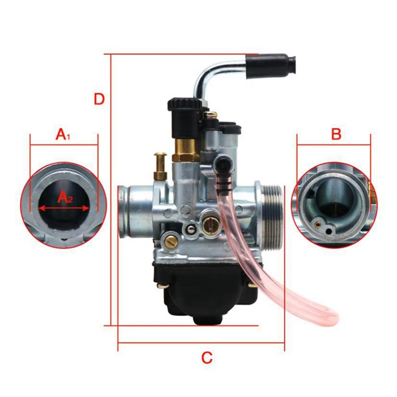 Motorcycle Carburetor Carb Dellorto PHBG Racing 2T For Yamaha BWS Zuma Bump Aprilia Mbk Aeon Beta Beeline