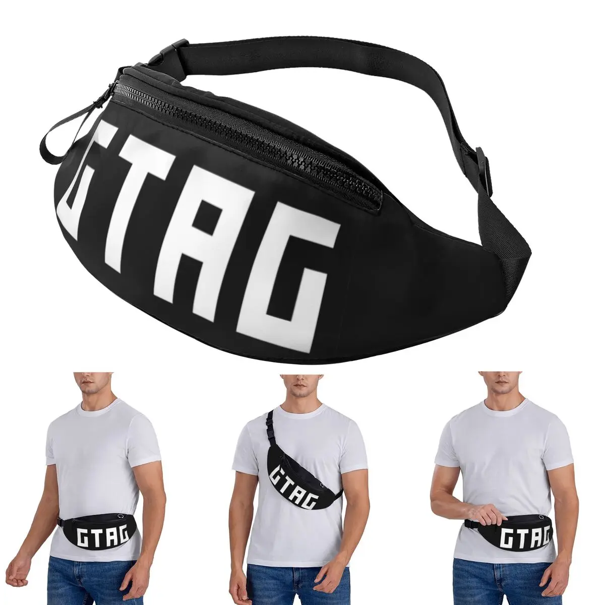 

Crossbody Waist Bag Unofficial Gorilla Tag "GTAG" Logo Merch Men Women Fanny Pack Traveling Running Money Phone Pouch