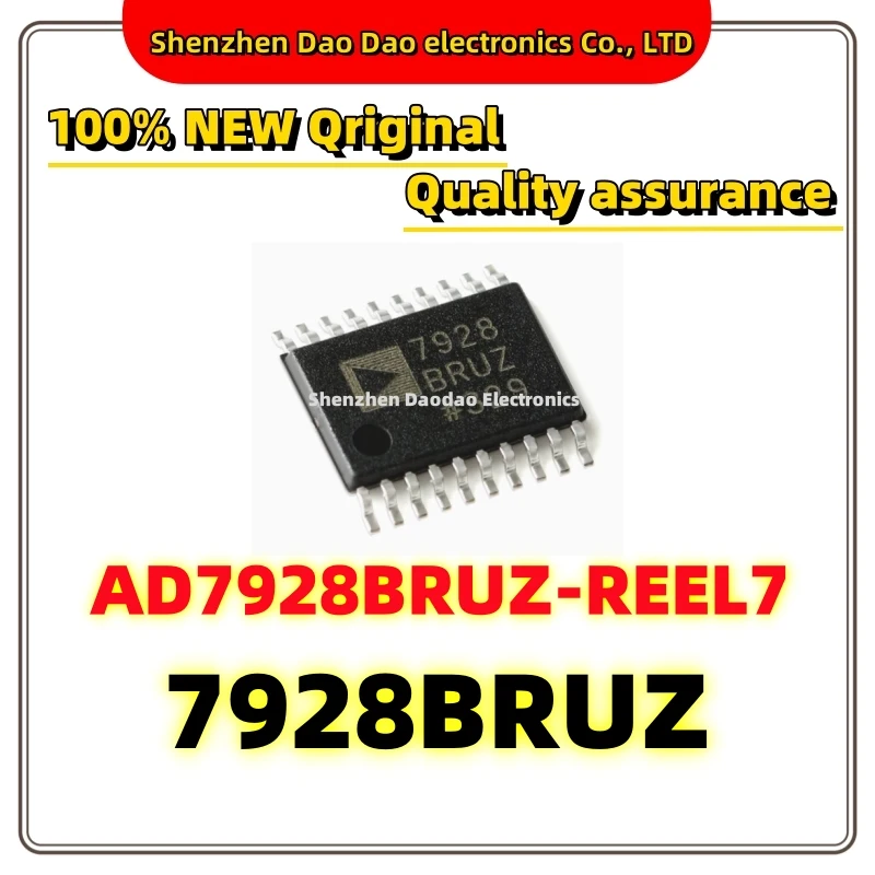 The AD7928Bruz-REEL7 AD7928BRUZ 7928BRUZ AD7928 TSOP-20 12-bit analog-to-digital Converter (ADC) chip IC is new and original