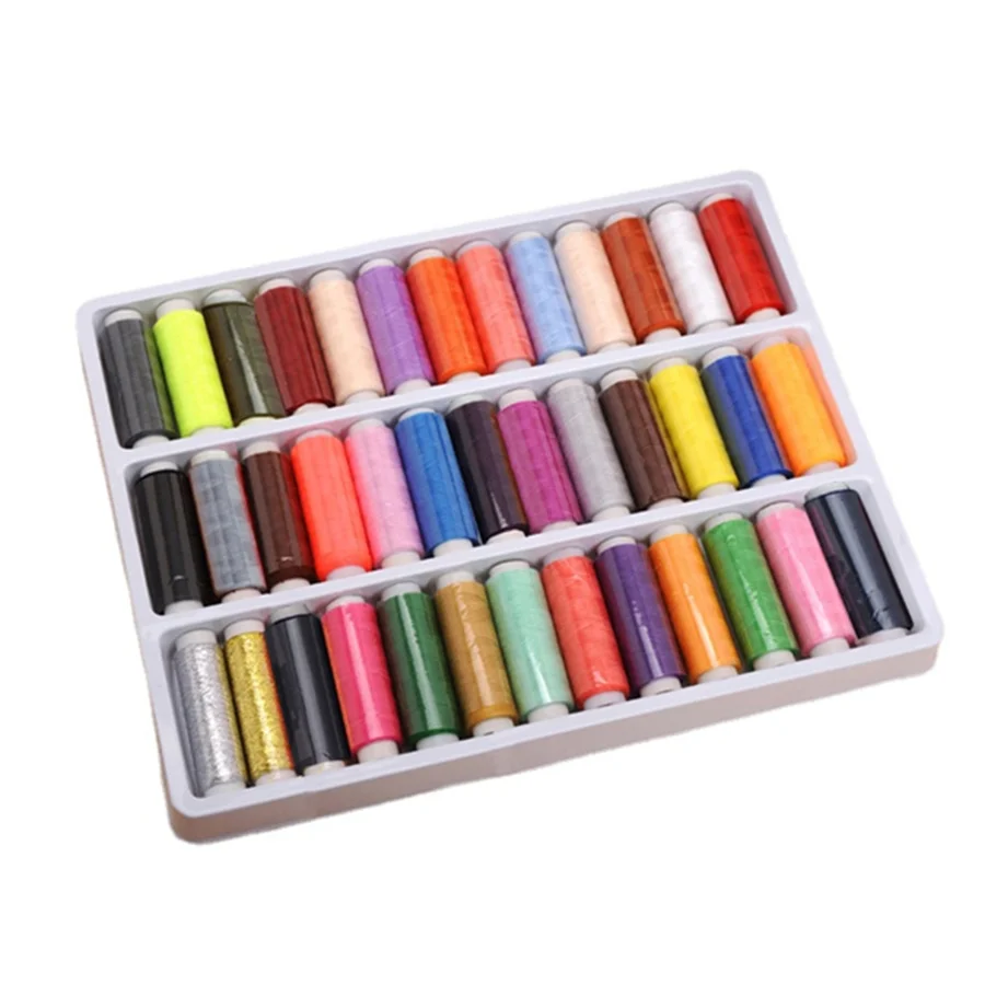 

DIY thread Apparel Sewing 39colors household overlock manual high quality sewing threads