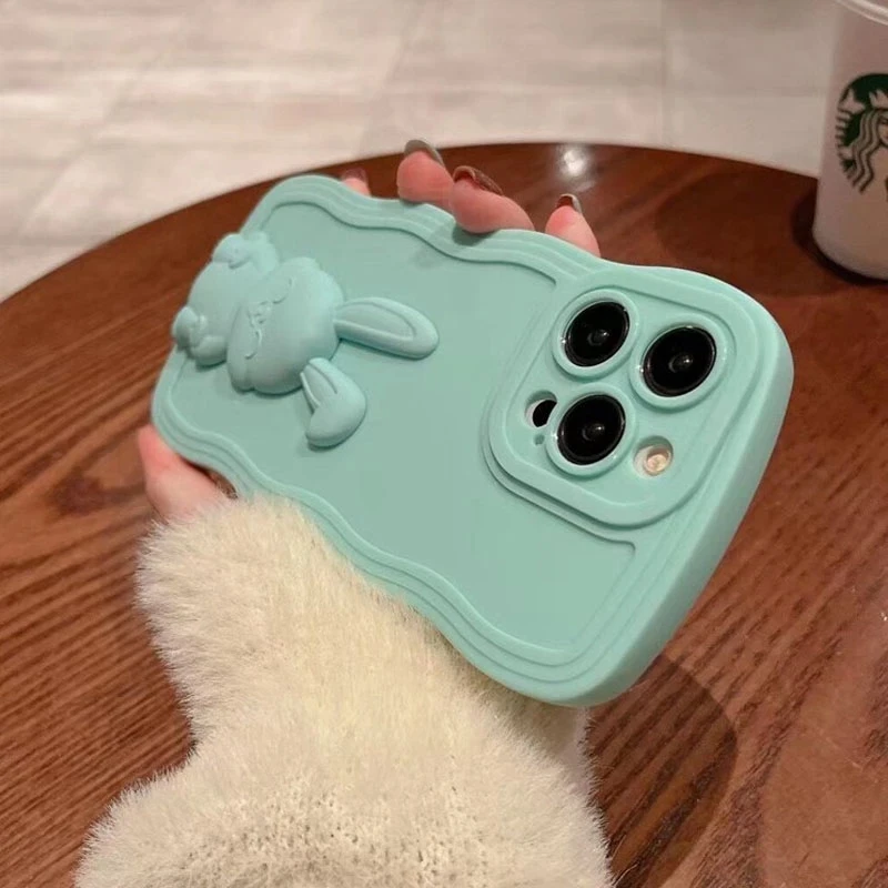 토끼 홀더 웨이브 전화 케이스 삼성 갤럭시 F62 M62 M13 M23 5G M22 M32 M54 M31 M21 M01 M11 M12 M30S M02 M01S M10S M10 커버