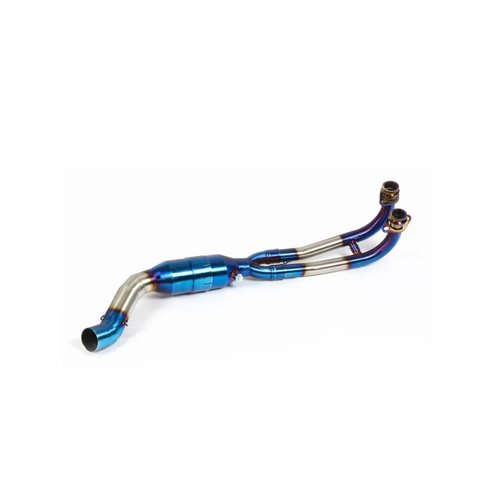 Надеваемые выхлопные трубы 310 мм, глушители, соединительная труба, подходит для выхлопных систем Yamaha TMAX500 530 2008-16, выхлопные трубы