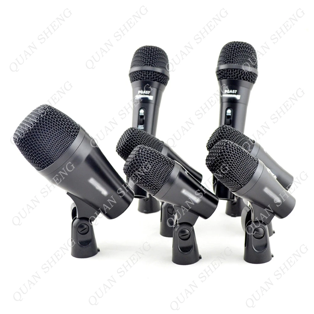 PGA-DMK7 7-Piece Drum Microphone Kit 7 Musical Instrument Microphone Recording PGA Drumkit7 Microphone