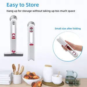 Leistungsstarker Squeeze Mini Mopp, faltende Hausreinigungsmops mit Schwamm, Selbststärtung, Waschenschmuggel, Tisch, Fenster, Auto saubere Werkzeuge 6 Hauptverkäufe der Torting -MOP - №6
