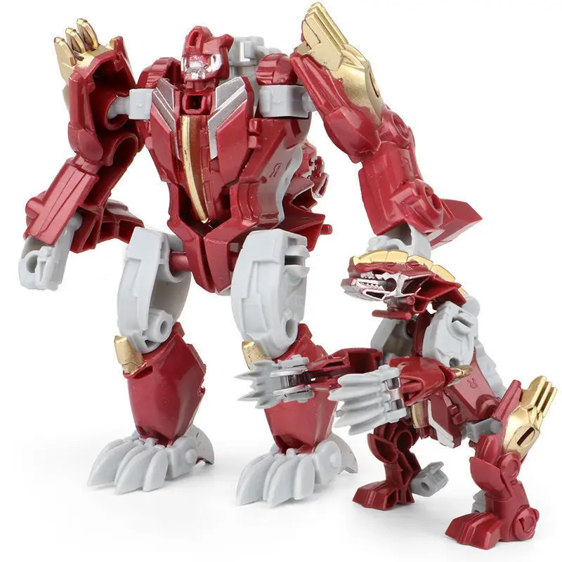 5 In 1 Transformation Robot Dinobots Dinosaurs Assembled Figure Toys Deformation Alien Dragon Monster Gifts for Kids