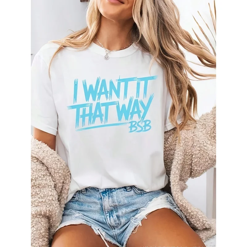 I Want It That Way BSB Backstreet Boys Vintage Music T-Shirt