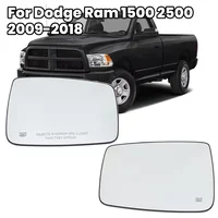 Lente de cristal para espejo de puerta lateral calefactable, 1 unidad, para Dodge Ram 1500 2500 2009 2010 2011 2012-2018, accesorios para coche izquierdo/derecho