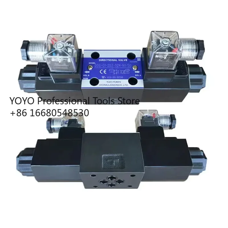 y6sCustomized Casting Iron Hydraulic Control Valve 12v/24v/120v/110v/220v/240v Hydraulic Solenoid Valve