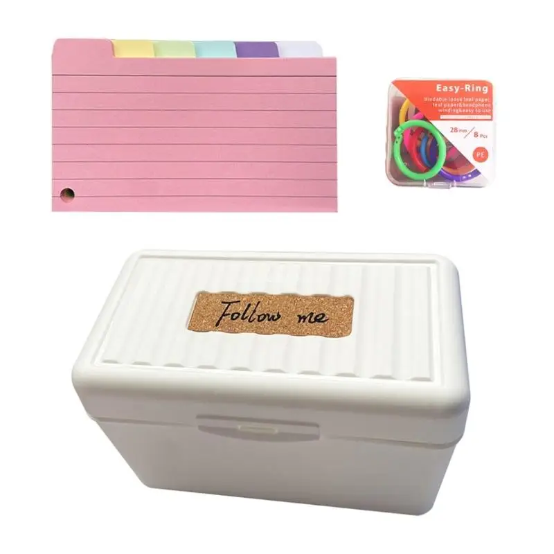 Notecard a righe 150/200 fogli Scheda divisoria Scheda indice con linguetta Dropship