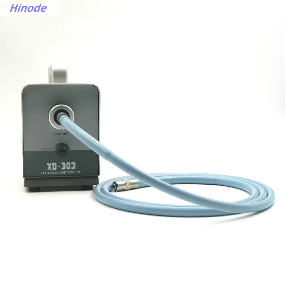 MINI Portable 20W LED Endoscope Cold Light Source Adjustable Fit Wolf Interface Veterinary Medical Surgical Examination