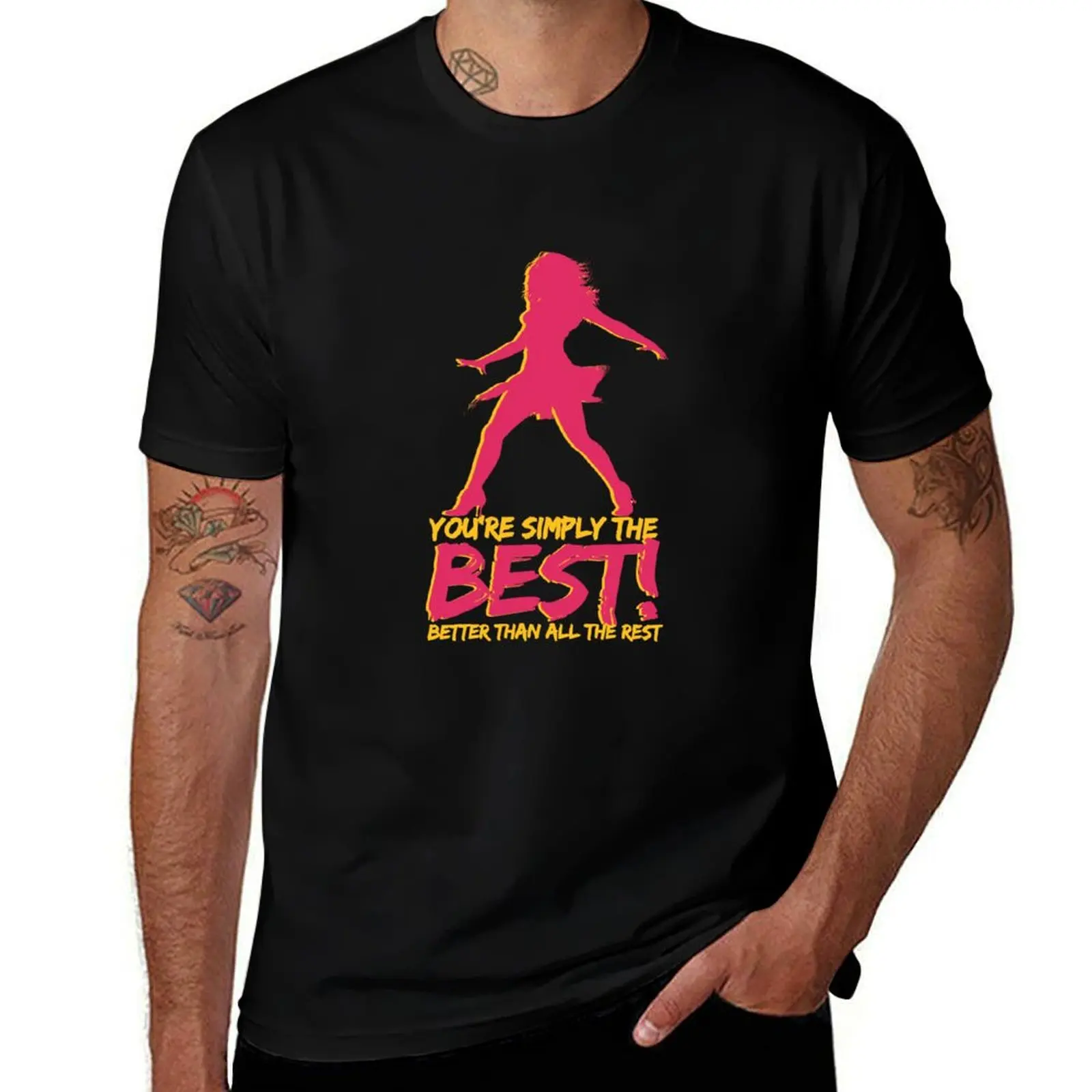 

You're simply the best! Better than all the rest Tina Turner R.I.P. Tina Turner T-Shirt Aesthetic clothing Short sleeve tee men