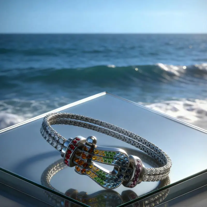 

Оптовая продажа: роскошный браслет из стального троса с пряжкой-подковой и цирконами, черный нейлоновый браслет с пряжкой, бесплатный браслет для мужчин и женщин