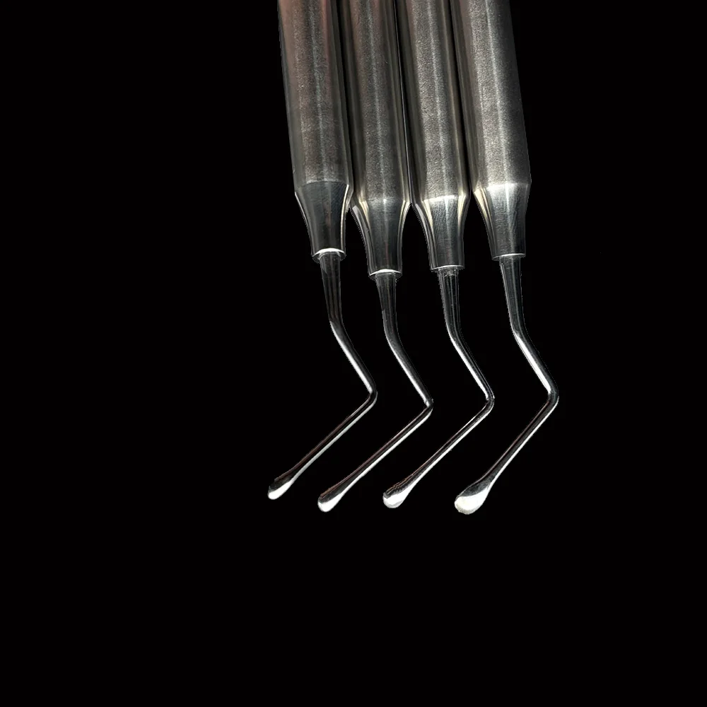 

Набор изящных кюреток из нержавеющей стали, пародонтальный скалер, автоклавируемый стоматологический инструмент для строгания корней