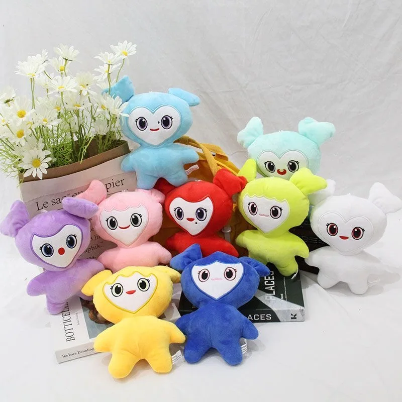 

9pcs Plush Korean Super Star Plush Toy Cartoon Animal TWICE Momo Doll Keychain Pendant Keybuckle PlushToy for Fans ONCE Girls