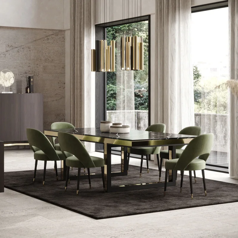 

Post-modern light luxury dining chair, fashionable and simple home economy, Nordic backrest dining chair, coffee hotel