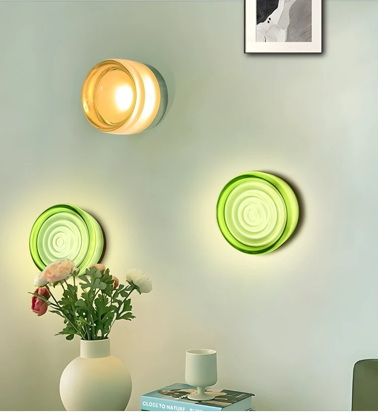 Nordic Simple Acrylic Wall Light Bedroom Bed Wall Light Atmosphere Light Corridor Balcony Ceiling Light Waterproof Wall Light