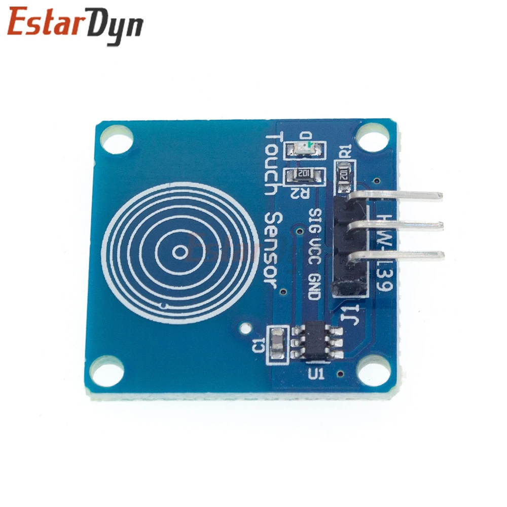 TTP223 Capacitive Touch Sensor Module Digital Switch for Arduino Raspberry Pi, 1 Channel Jog DIY Kit 3.3-5.5V