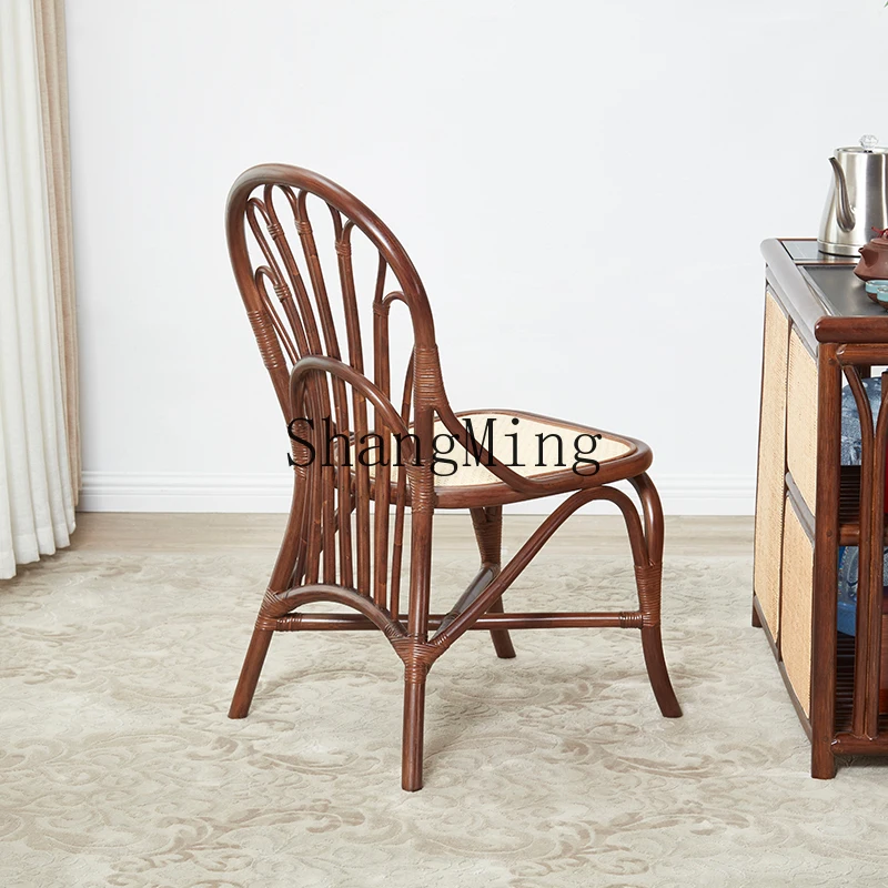CL leisure balcony table real rattan back chair, office rattan bed and breakfast sun chair