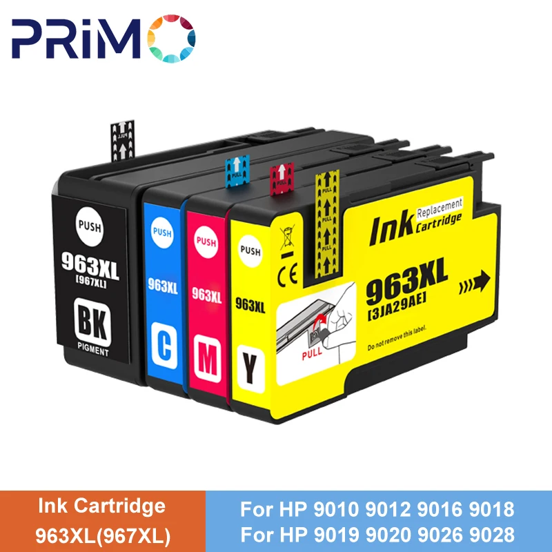 963XL 967XL 963 967 XL For HP963 HP967 Inkjet Ink Cartridge Compatible for HP OfficeJet Pro 9010 9015 9020 9022 9025 Printer