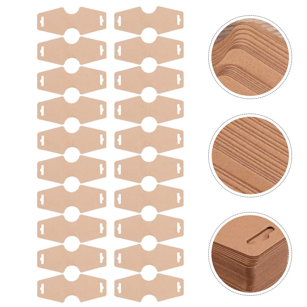 

200Pcs Necklace Cards Jewelry Packaging Cards for Necklaces Earrings Bracelets Lightweight Fade Resistant Jewelry Display