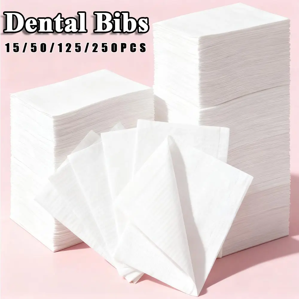250/125/50/15PCS Waterproof Tattoo Clean Pad Dental Bibs Nail Art Table Covers Napkins for Nail Art Piercing Tattoo Accessories